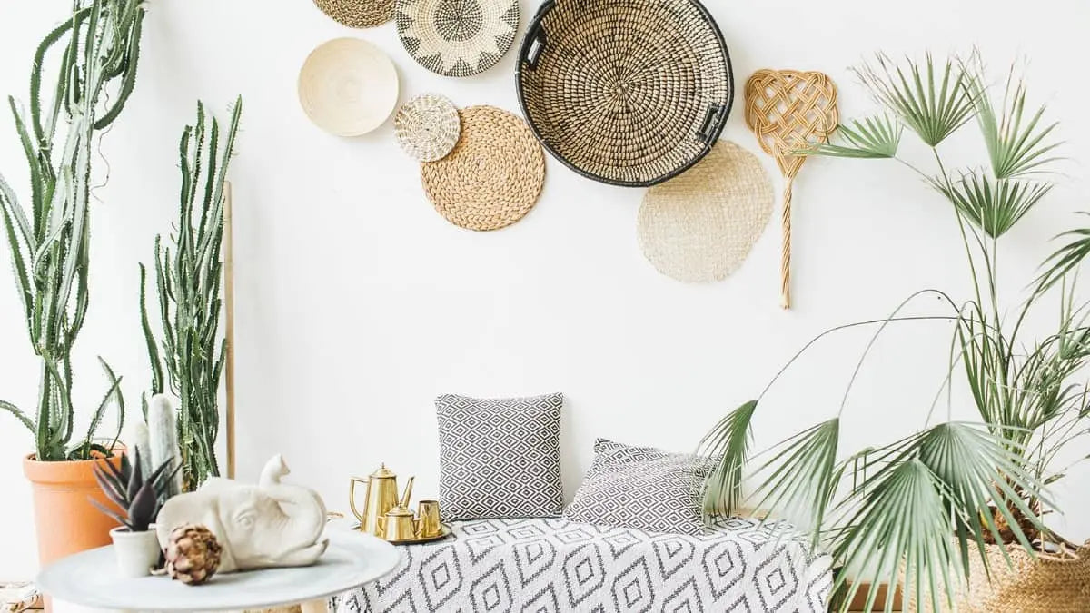 Natural and eco-friendly home design with plants