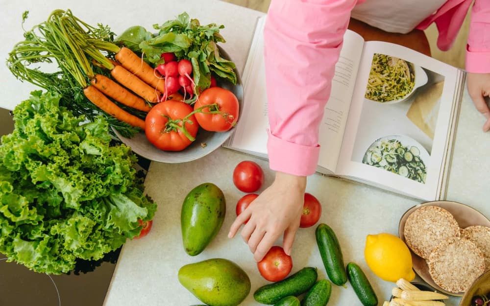 Prep vegetables for cooking
