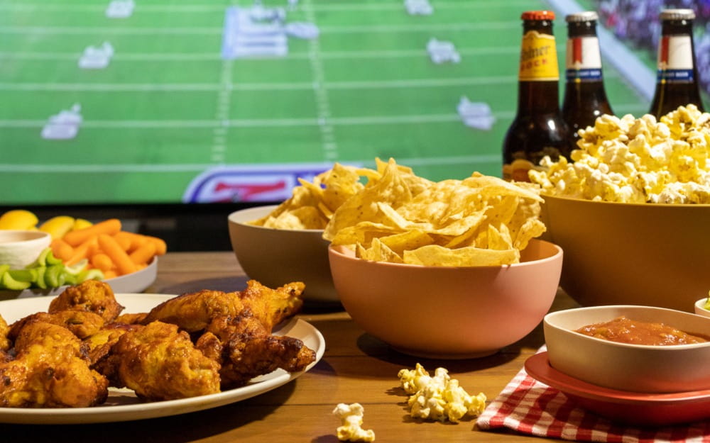 Score sustainability points at your game watch party!